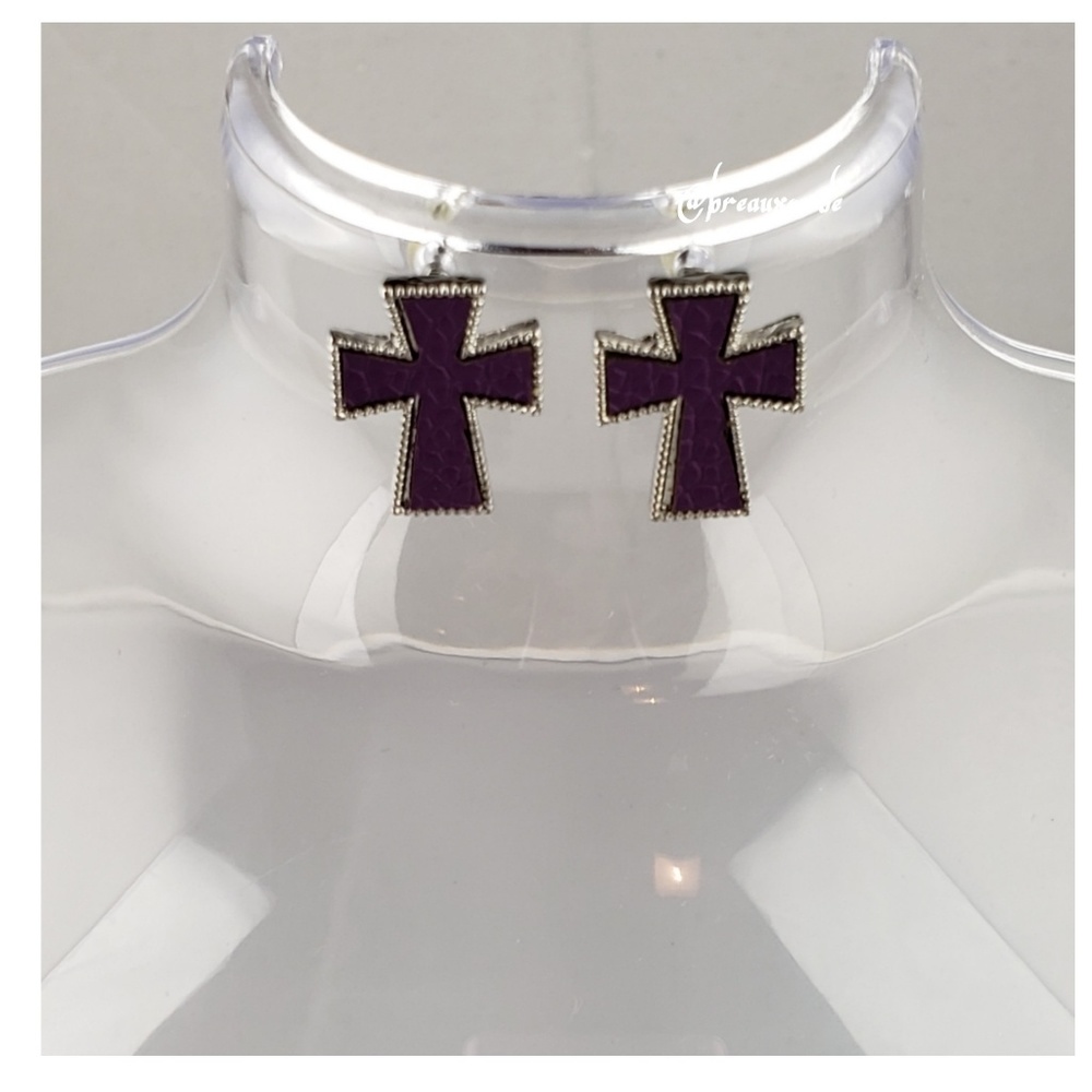 Miss Saint - Cross Earrings